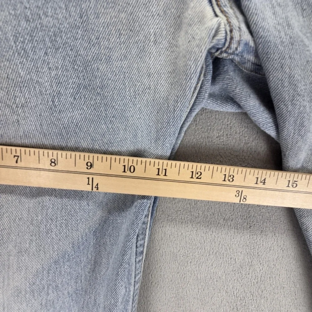 Vintage Levis 501 Jeans‎ Mens Blue Light Wash Straight Button Fly USA Fits 36x28